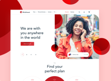 Rare crew's redesign for a telephone company